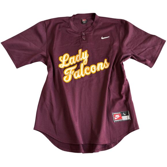 Nike Crimson Lady Falcons Jersey Size Large - Picture 1 of 7